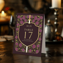 剣&シールド中世ファンタジーモノグラム結婚ズ