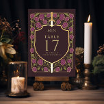 剣&シールド中世ファンタジーモノグラム結婚ズ テーブルナンバー<br><div class="desc">この祝ソ王室のード&シールド中世ファンタジーモノグラムデザインと。このデザインは、レアルでありながら中世のファンタジー感覚を求めるカップルにモダン最適である。招待状背面のデザインは実在金ゴールド箔ではない。アイテムは、カートに追加したときに画面に表示されるとおりに印刷されるので、個々に必要なテーブル番号をカスタマイズして追加する。</div>