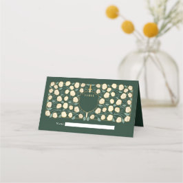 剣&シールド中世ファンタジーモノグラム結婚ズ プレイスカード