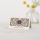 剣&シールド中世ファンタジーモノグラム結婚ズ プレイスカード (裏面)