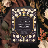 剣&シールド中世ファンタジーモノグラム結婚ズ 招待状