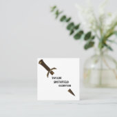 剣 スクエア名刺 (スタンド正面)