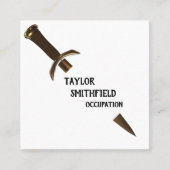 剣 スクエア名刺 (正面)