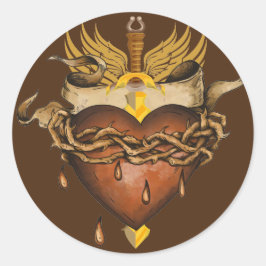 剣&ハートシール ラウンドシール