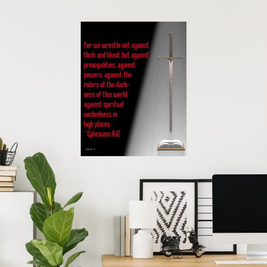 剣 ポスター (ホームオフィス)