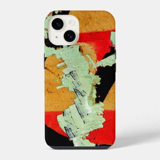 剥がれたポスター iPhoneケース (裏面)