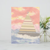 剥ぎ取り帆布スクラップブック付き帆船紙 (スタンド正面)