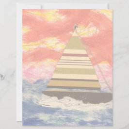 剥ぎ取り帆布スクラップブック付き帆船紙