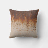 剥絵を描がれ、錆びた壁の質感。 クッション (裏面)