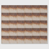 剥絵を描がれ、錆びた壁の質感。 ラッピングペーパー (フラット)
