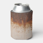 剥絵を描がれ、錆びた壁の質感。 缶クーラー (缶正面)