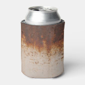 剥絵を描がれ、錆びた壁の質感。 缶クーラー (缶正面)