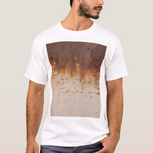 剥絵を描がれ、錆びた壁の質感。 Tシャツ