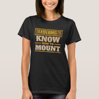 剥製の方法を知っている山剥製 Tシャツ