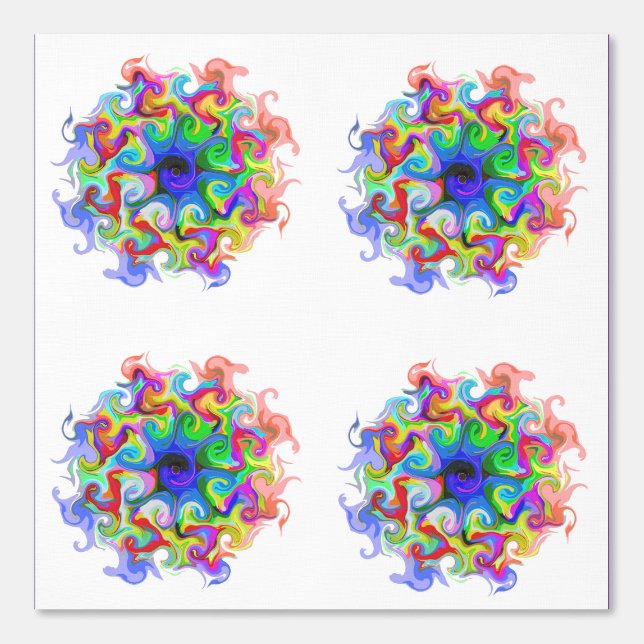 剥離して貼り付け壁紙5 – マトリックス 壁紙 (正面)