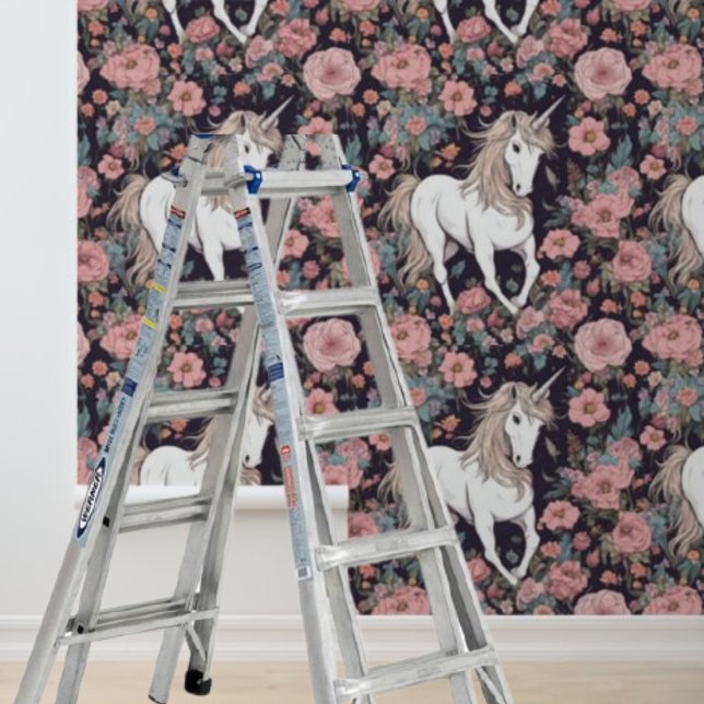 剥離とスティック壁紙ユニコーン神話の馬 壁紙 (Peel and Stick Wallpaper Unicorn Mythical Horse Wallpaper)