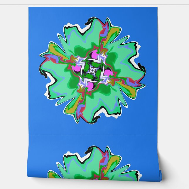 剥離とスティック壁紙15 – 薄いミント 壁紙 (ほどく)