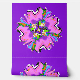 剥離とスティック壁紙16 – ピンクの花 壁紙