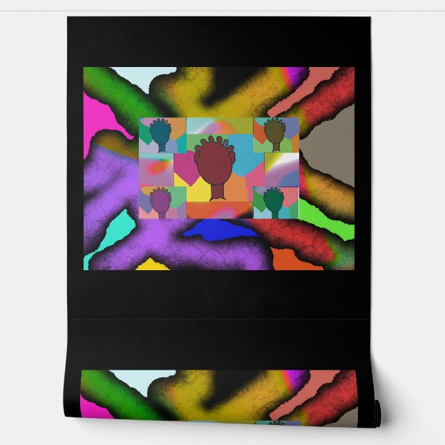 剥離とスティック壁紙20 – ステンドグラス 壁紙 (ほどく)