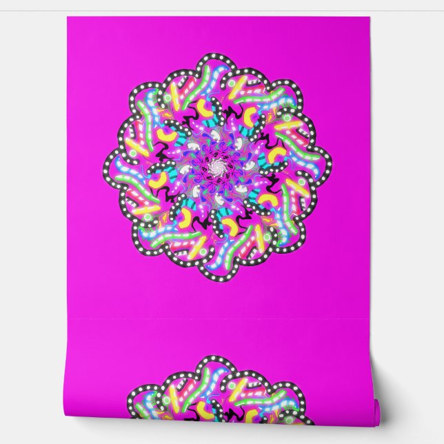 剥離とスティック壁紙9 – 紫 壁紙 (ほどく)