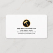 剥離カラフル壁絵を描(ばちゃばちゃ)跳ねる 名刺 (裏面)