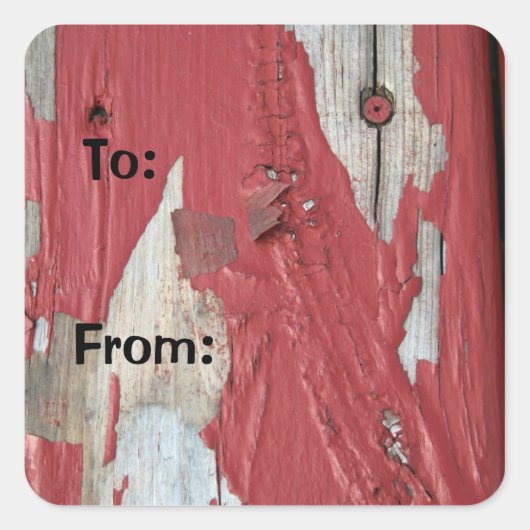 剥離ギフト絵を描ラベルシール スクエアシール (正面)