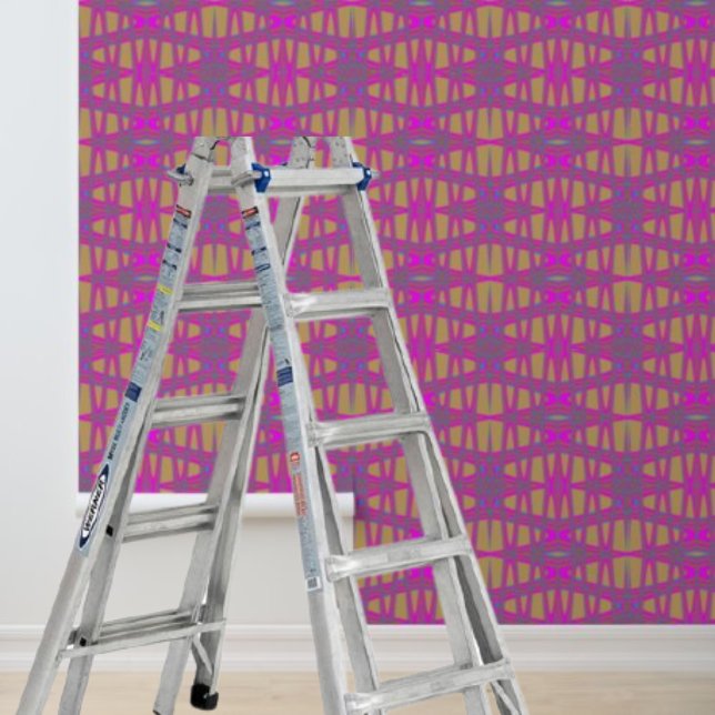 剥離及びスティック壁紙ピンクブルーチューペグラフィック 壁紙 (クリエイターアップロード済み)