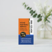 剥離壁のリモ絵を描ーリング 名刺 (スタンド正面)