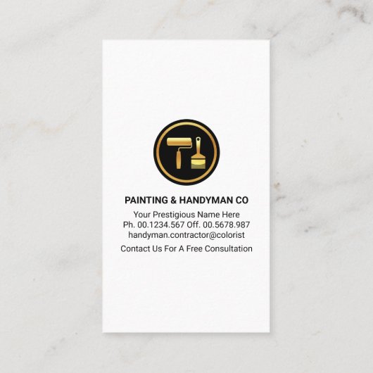 剥離壁のリモ絵を描ーリング 名刺 (裏面)