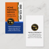 剥離壁のリモ絵を描ーリング 名刺 (正面/裏面)