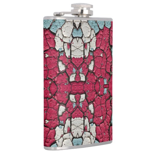 剥離層絵を描 フラスク (右)