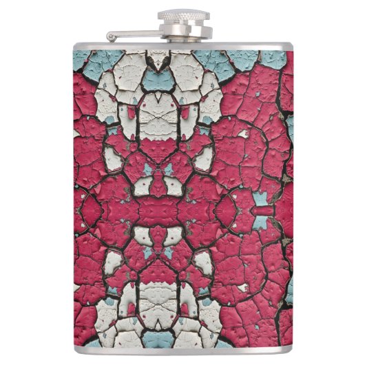 剥離層絵を描 フラスク (正面)