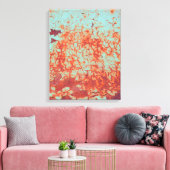 剥離絵を描と錆び抽象芸術 キャンバスプリント (インサイチュ (リビング))