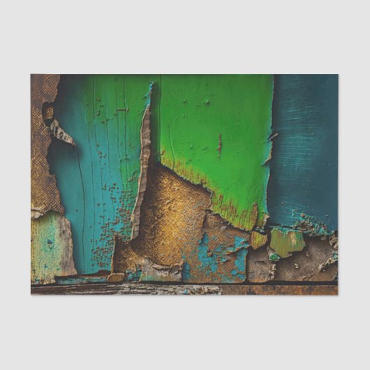 剥離絵を描素朴、アンティーク 薄葉紙 (正面)