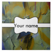 剥離絵を描 タイル (正面)