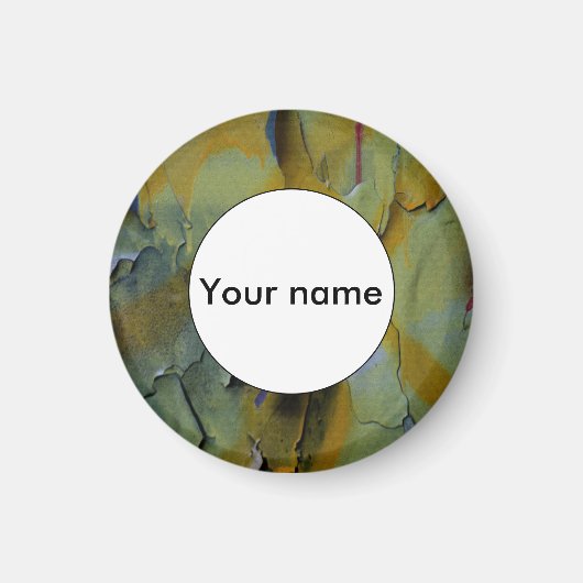 剥離絵を描 マグネット (正面)