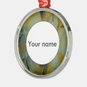 剥離絵を描 メタルオーナメント (左)