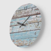 剥離絵を描 ラージ壁時計 (傾斜)