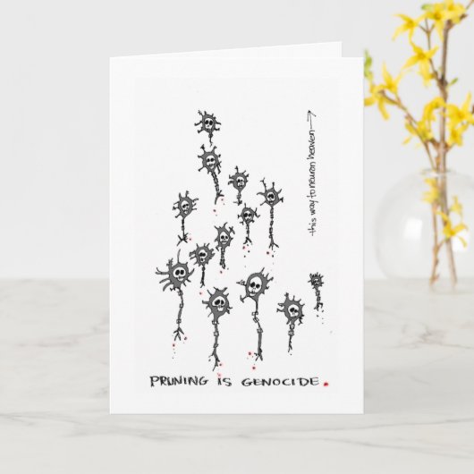 剪定は大量虐殺だ！ カード (黄色い花)