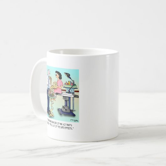 副作用の漫画9486 コーヒーマグカップ (正面左)