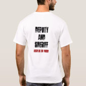 副保安官と保安官 Tシャツ (裏面)