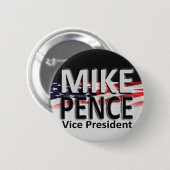 副大統領のためのマイクのペニー 缶バッジ (正面&裏面)