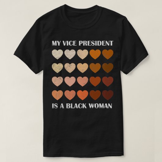副大統領はメラニンハート Tシャツ (デザイン正面)