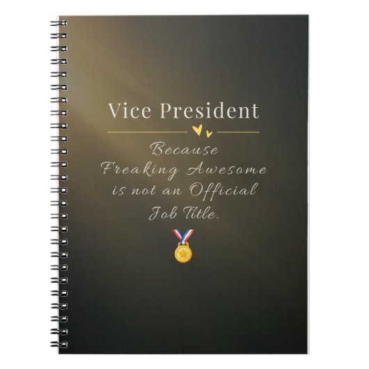 副大統領 ノートブック (正面)