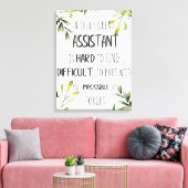 副感謝秘書ありがとう引用文 キャンバスプリント (インサイチュ (リビング))