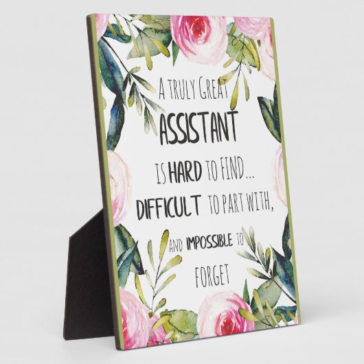 副感謝秘書ありがとう引用文 フォトプラーク (側面)