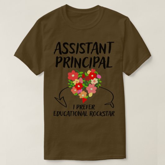 副校長ギフト学校校長18 Tシャツ (デザイン正面)