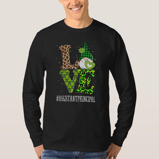副校長ラブSt patricks day格言レオ Tシャツ (正面)