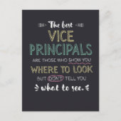 副校長最高のが見るべき場所を示す ポストカード (正面)