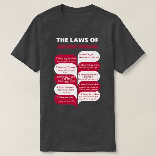 副校長最高のデザイン2017 2 Tシャツ (デザイン正面)